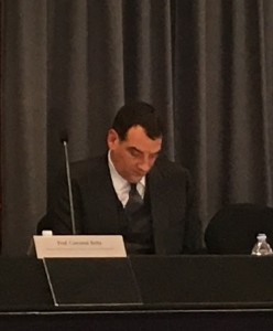 4  Prof. Gianni Ballarani, in rappresentanza del Ministro di Giustizia On.  Andrea Orlano